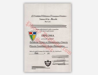 El Instituto Politecnico Femenino Nuestra - Fake Spanish Diploma Sample
